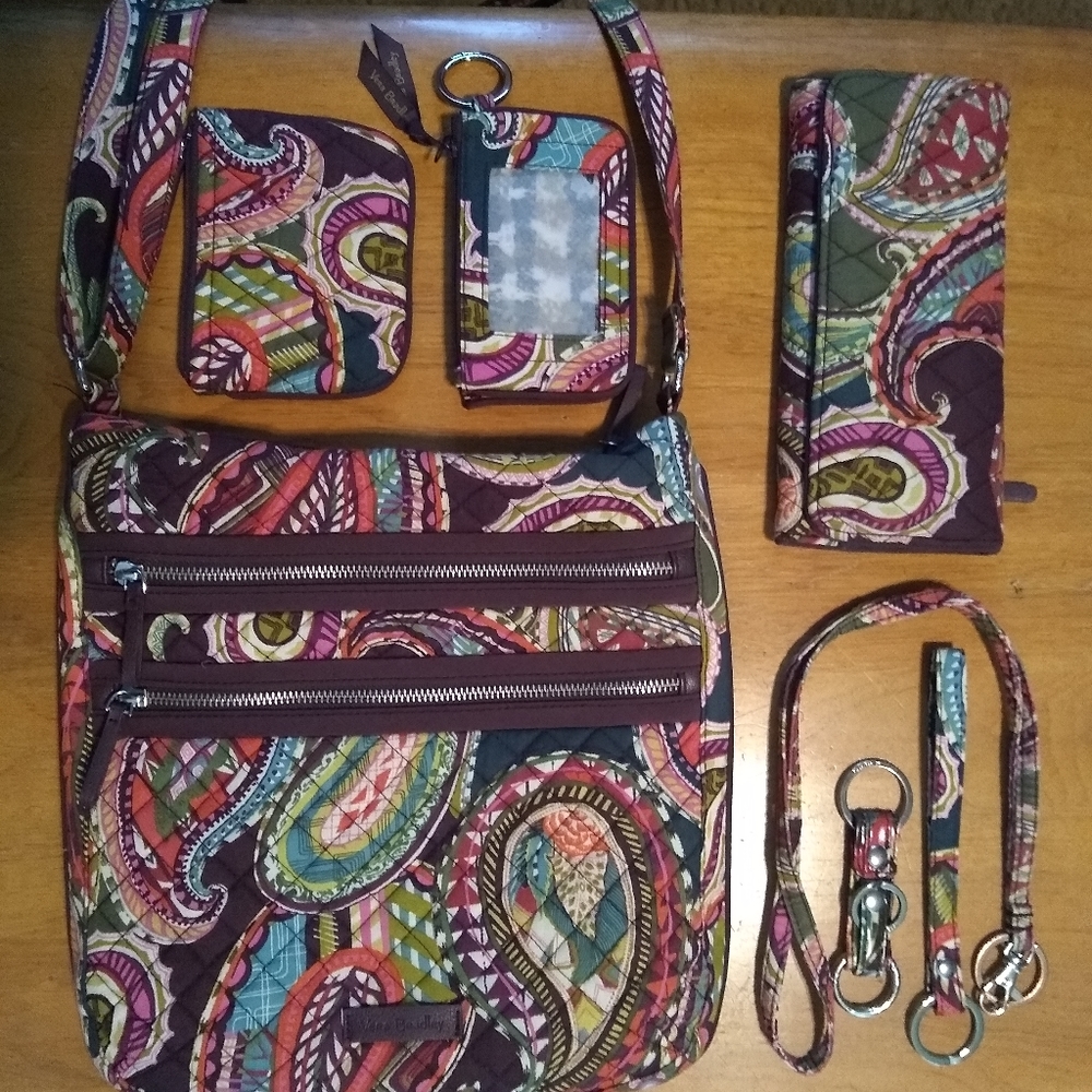 Vera Bradley Heirloom Paisley Set